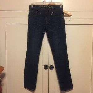 Old Navy Slim Straight Leg Dark Wash Jeans